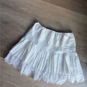 White Lace Skirt